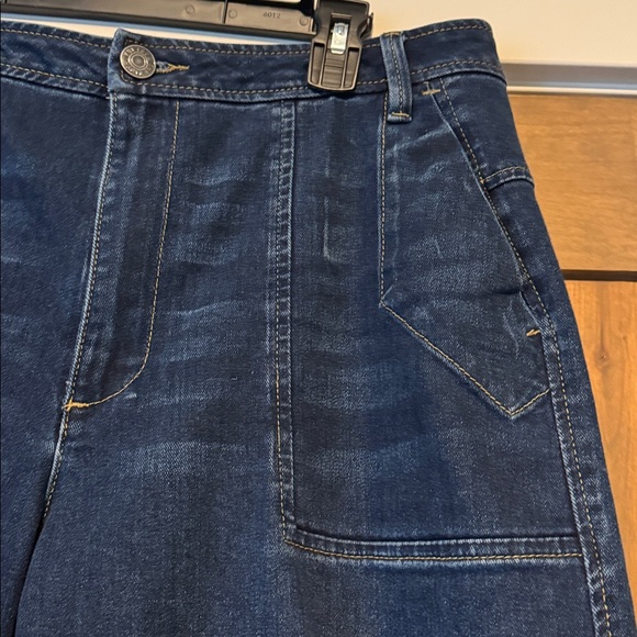 Kut from the Kloth Ashton Barrel Leg high rise Cropped Jeans Womens 12 pockets - Picture 6 of 16
